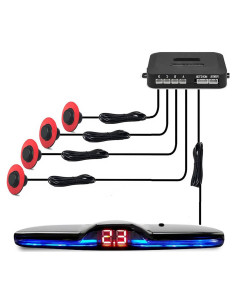 Sistema de Respaldo con Sensores Car Parktronic KZ-099 4 Sensores
