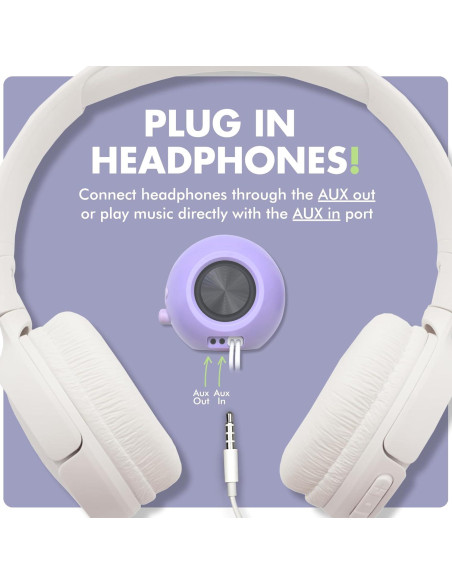 Altavoces Bluetooth X9 Performance púrpura 2.25" RGB USB AUX