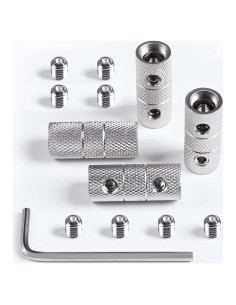 Conectores de cable de 4 AWG Yolleach - 4 paquetes de latón