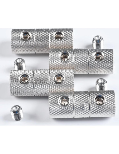 Conectores de cable de 4 AWG Yolleach - 4 paquetes de latón