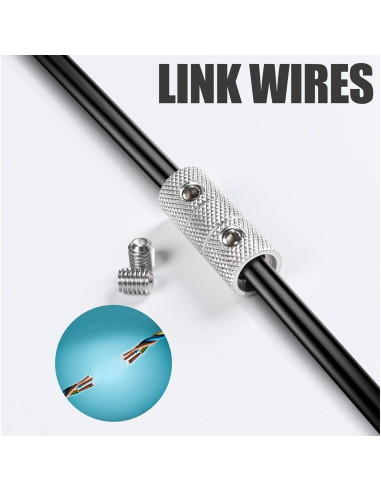 Conectores de cable de 4 AWG Yolleach - 4 paquetes de latón