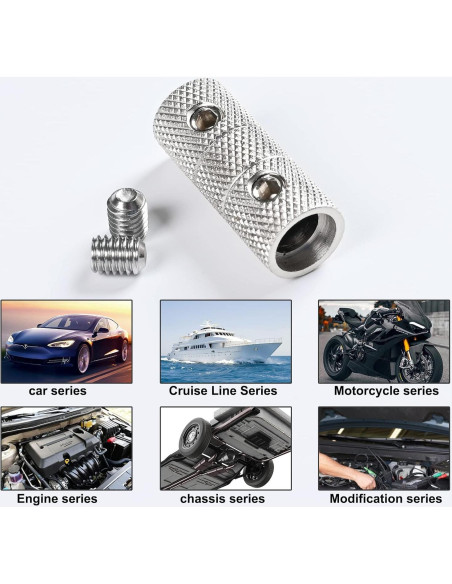 Conectores de cable de 4 AWG Yolleach - 4 paquetes de latón