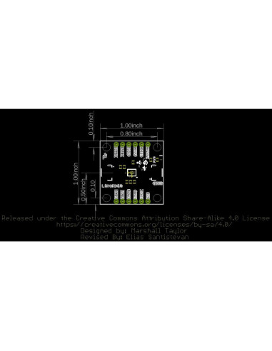 Sensor Acelerómetro y Giroscopio SparkFun LSM6DSO 9kB