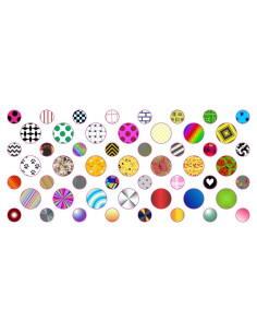 StickerTalk Cubiertas de Webcam Decorativas - 32 Stickers 0.64 cm