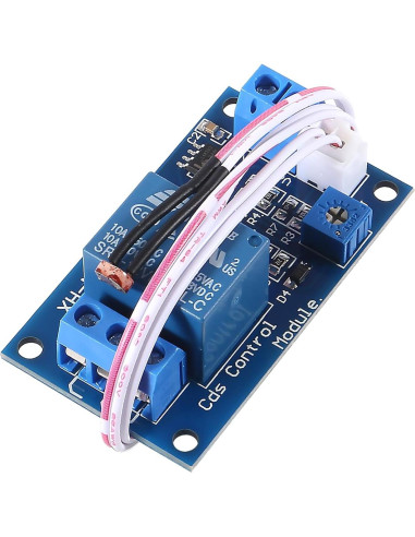 Módulo de Relé de Fotoresistor Alinan 12V 10A con Cable