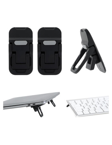 Soporte de Laptop Plegable YUXIANLB de Aleación de Zinc Negro