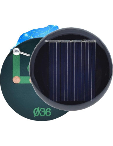 Panel Solar Policristalino 2V 35mA 0.07W AKERUNERTEN