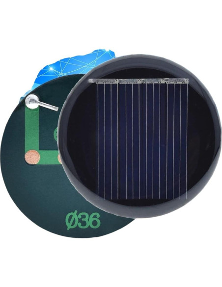 Panel Solar Policristalino 2V 35mA 0.07W AKERUNERTEN