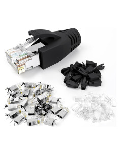 Conectores RJ45 VCE CAT7/CAT6A Paquete de 30 Blindados