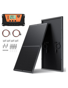 Kit Solar 200W WERCHTAY Monocristalino 12V con Controlador 30A