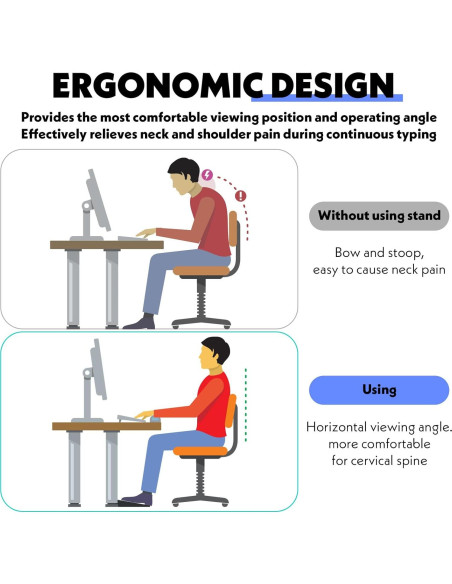 Soporte de Laptop Plegable YUXIANLB de Aleación de Zinc Negro