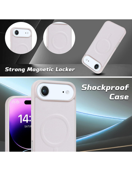 Funda Cruzada Desmontable Lacass para iPhone 17 Air - Blanco