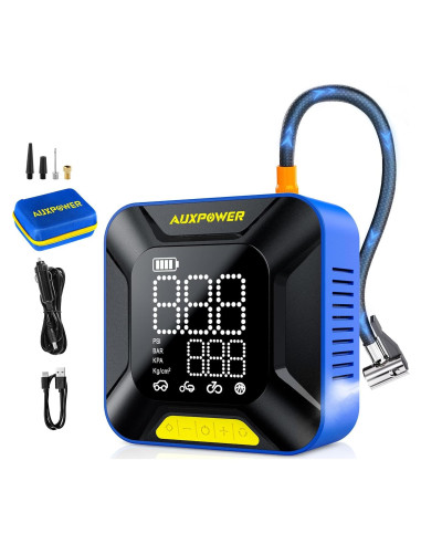 Compresor de Aire Portátil Auxpower 150PSI 7800mAh Inflador