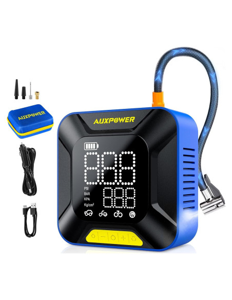 Compresor de Aire Portátil Auxpower 150PSI 7800mAh Inflador
