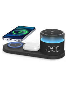 Reloj Despertador Housbay con Carga Inalámbrica 3-en-1