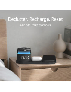 Reloj Despertador Housbay con Carga Inalámbrica 3-en-1 2