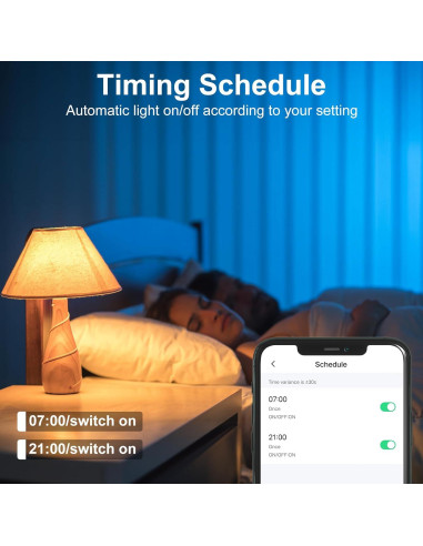 Bombillas Inteligentes HYDONG BR30 RGB 10W 900LM Paquete de 4