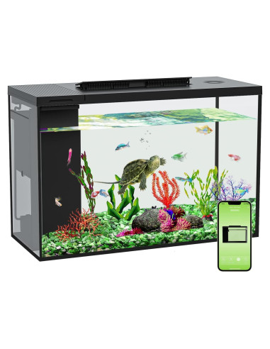 Acuario inteligente ERAARK 18.9L autolimpiante con luz LED