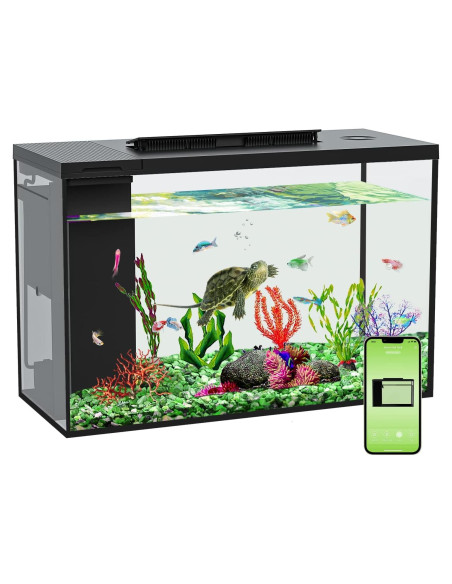 Acuario inteligente ERAARK 18.9L autolimpiante con luz LED