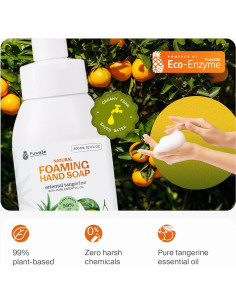 Jabón de Manos Espumoso Fuwa3e 286ml Natural Mandarina 2