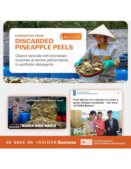 Jabón de Manos Espumoso Fuwa3e 286ml Natural Mandarina