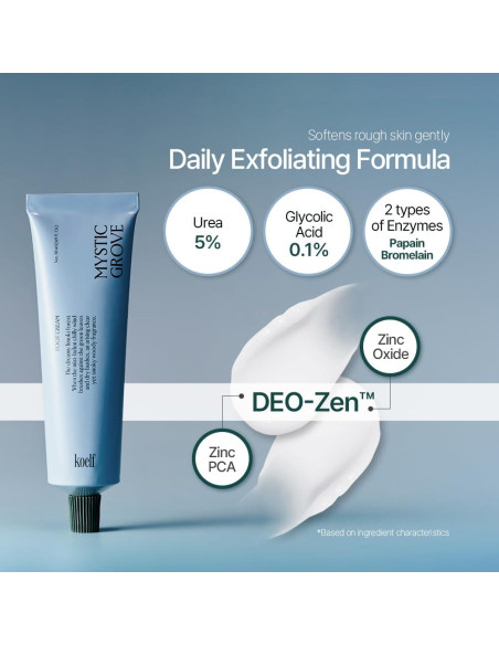 Crema para Pies Koelf Mystic Grove 50ml - Hidratante y Exfoliante