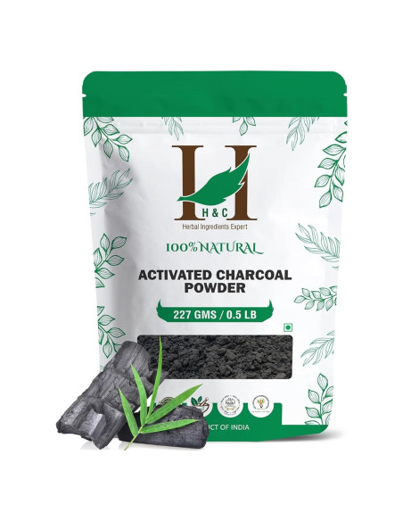 H&C Carbón Activado 227g - Blanqueamiento Dental y Facial