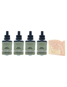 Recarga Fragancia Wallflowers Gardenia Blanca Bath & Body Works 4x24mL