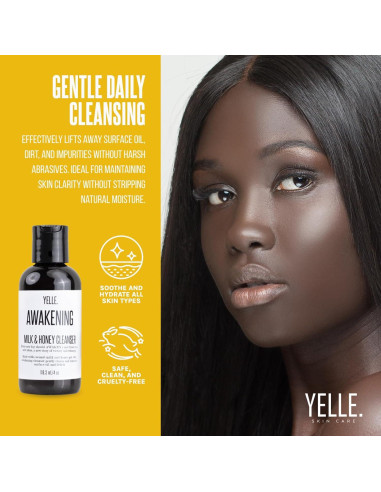 Limpiador Facial Yelle 118 ml - Leche de Coco y Miel Orgánica