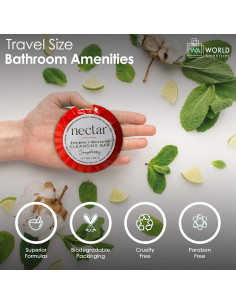 Jabón de Baño World Amenities Nectar 100 Unidades 25.5g Flor Naranja 2