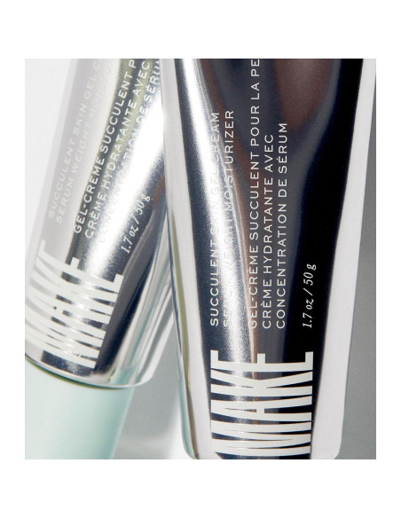 Gel Crema Hidratante Facial MAKE Beauty 50 ml - Cactus y Ácido Hialurónico