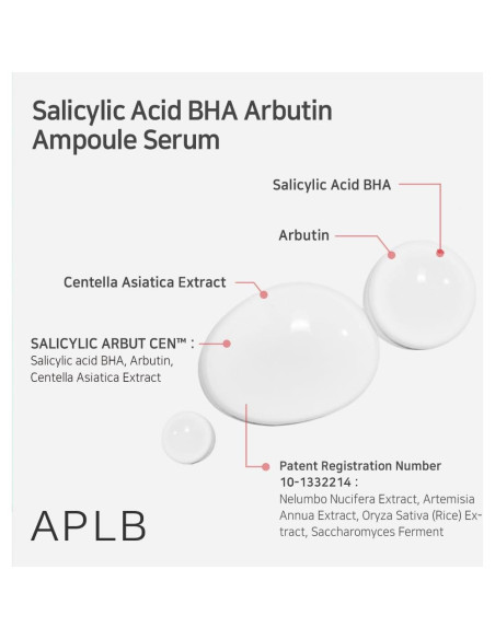 Suero Ampoule APLB Ácido Salicílico BHA 29.6% 39.9 ml