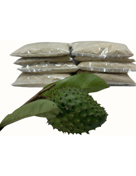 Polvo de Fruta de Soursop Orgánico 100g Ceylonwood Herbals - Ideal para Batidos y Té