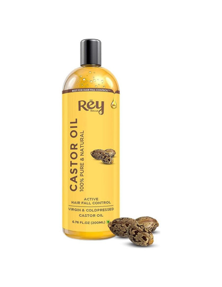 Aceite de Ricino Rey Naturals 200ml - Cuidado Cabello y Piel