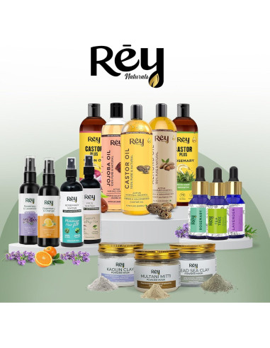 Aceite de Ricino Rey Naturals 200ml - Cuidado Cabello y Piel