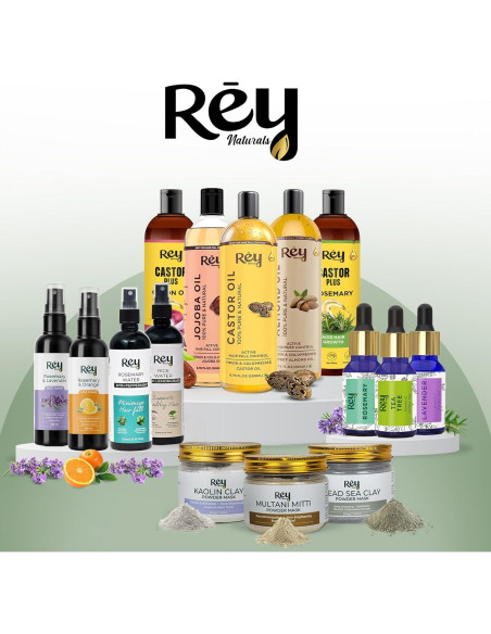 Aceite de Ricino Rey Naturals 200ml - Cuidado Cabello y Piel