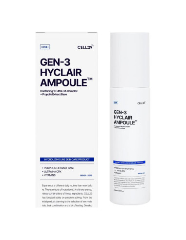 Suero Facial Hyclair 100 ml - Ácido Hialurónico Triple 10 Especies