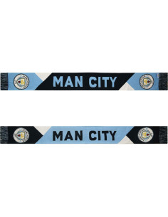 Bufanda Oficial Manchester City FC Icon Sports - Adulto Unisex 2