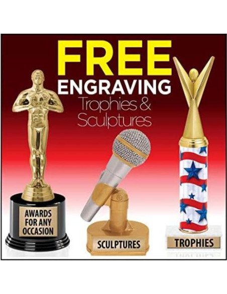 Trofeo de Fútbol Personalizado Crown Awards 15.24 cm