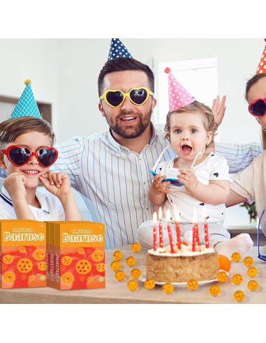 28 Pelotas Rebotadoras de Anime Baarnse 27mm Amarillo