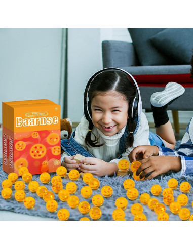 28 Pelotas Rebotadoras de Anime Baarnse 27mm Amarillo