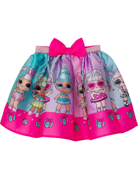 Conjunto 3 Piezas L.O.L. Surprise! Niñas - Camiseta, Falda y Bolso