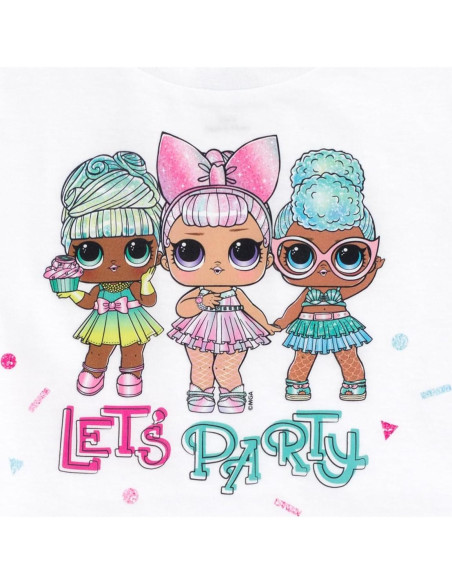 Conjunto 3 Piezas L.O.L. Surprise! Niñas - Camiseta, Falda y Bolso