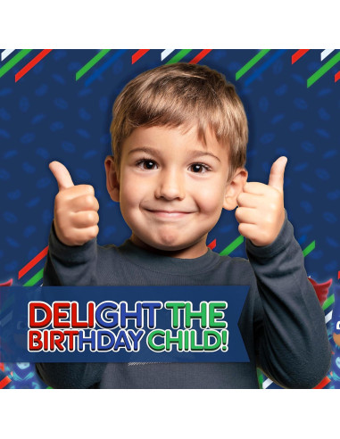 Kit de Fiesta de Cumpleaños PJ Masks - 16 Invitados, Decoraciones y Vajilla