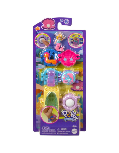 Pulsera Interactiva Polly Pocket con Muñeca - Mattel