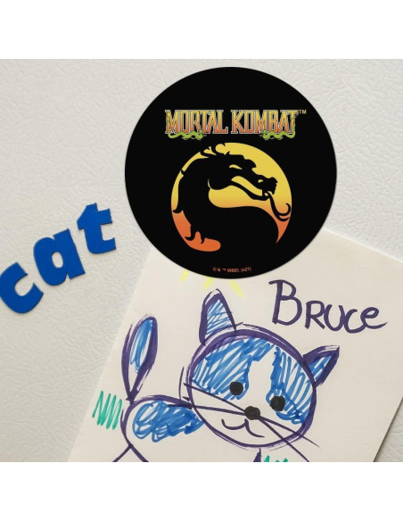 Imán Mortal Kombat Klassic 14cm Vinilo Multicolor