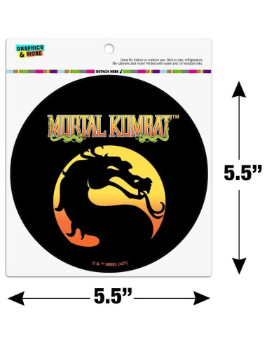 Imán Mortal Kombat Klassic 14cm Vinilo Multicolor
