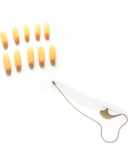 15 Fundas de Espuma Paraviento para Micrófonos Lavalier LINHUIPAD