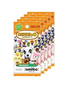 Tarjetas Amiibo Animal Crossing 2 - 5 Paquetes (15 Tarjetas)