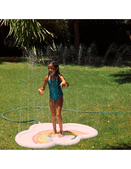 Rae Dunn Splash Pad Nube Arcoíris 48.3x26.9 cm para Niños